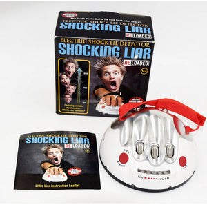 Polygraph Funny Adjustable Adult Polygraph Test Electric Shock Lie Detector Shocking Liar truth or Dare Game consoles