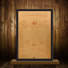 Vitruvian Man Poster By Leo Da Vinci