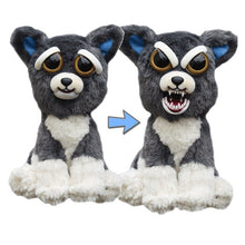 Feisty Pet Animal Face Change Cute Plush Toys  With Funny Expression